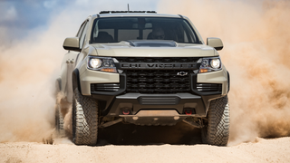 The 2021 Chevrolet Colorado ZR2 Gets A Mean New Face And A Cool Old-School Tailgate